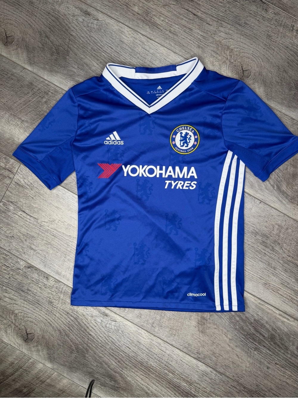 adidas Kids Chelsea FC Climacool Blue Home Jersey S (Age 9-10)